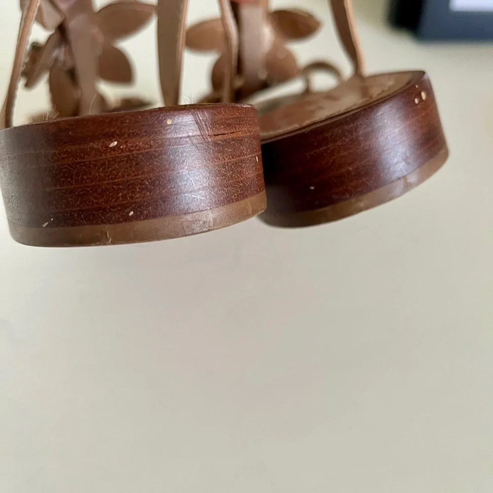 Kate Spade Jeweled T-Strap Sandals Red Crystal 8.5